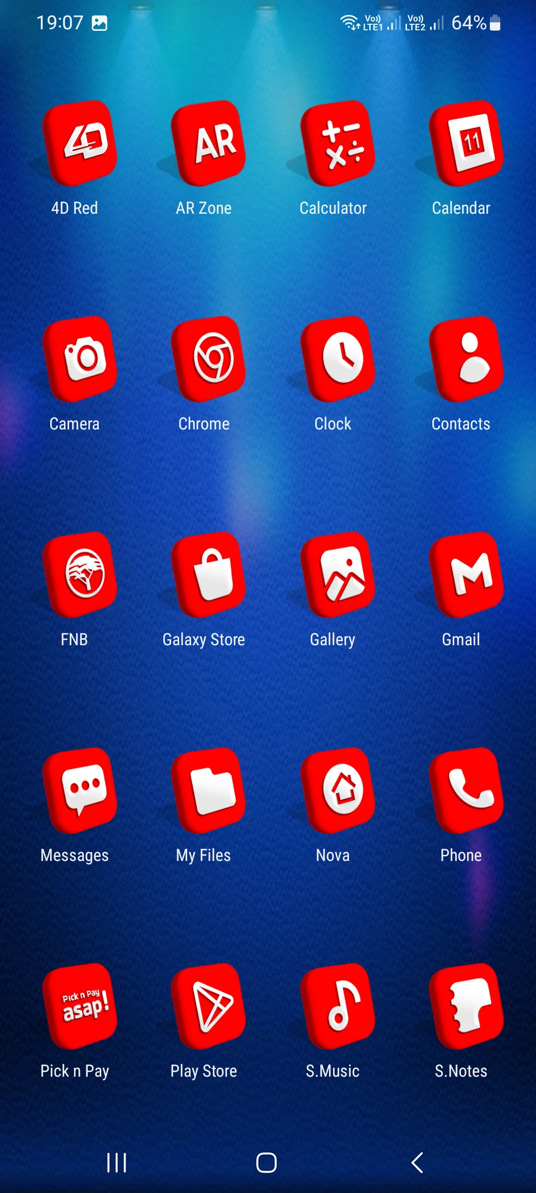 4D Red Icon Pack screenshot