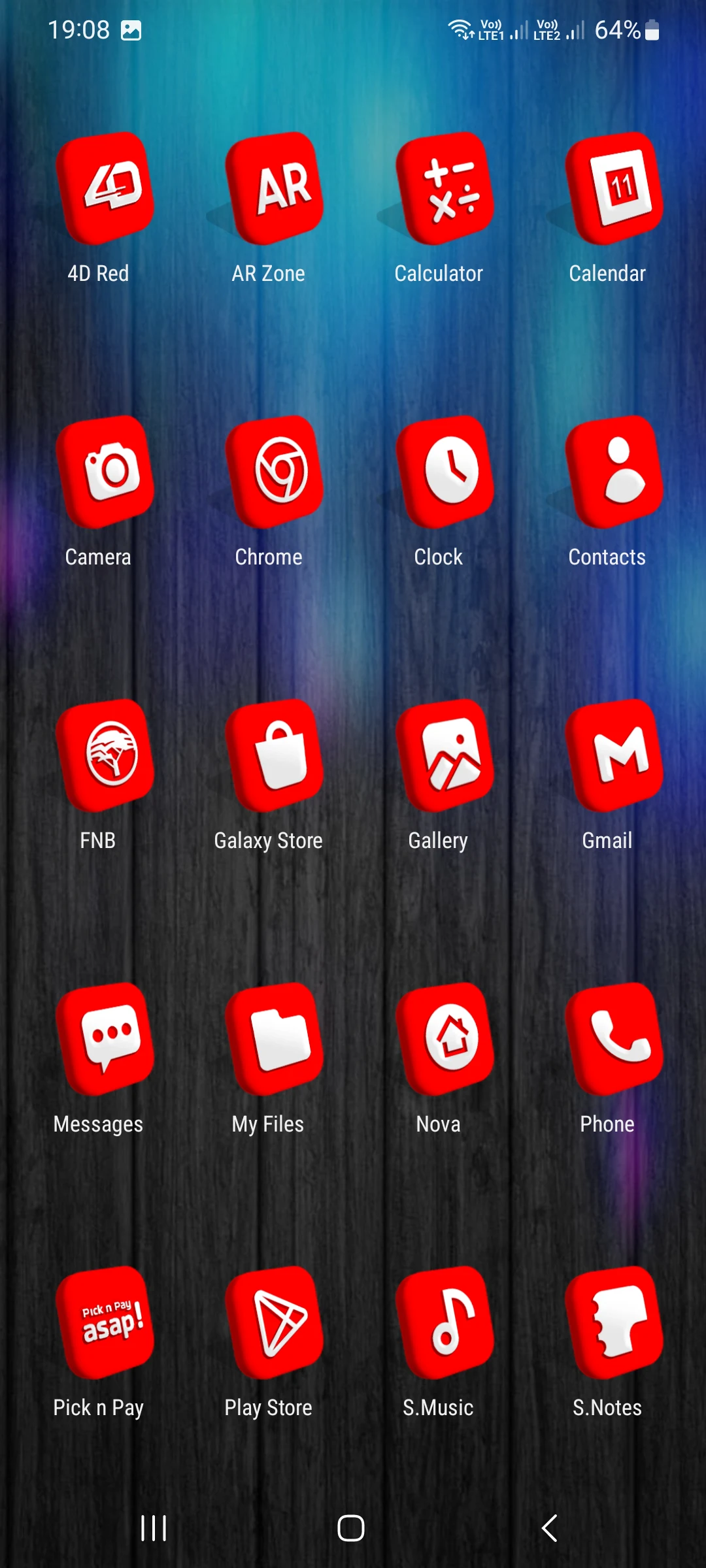 4D Red Icon Pack screenshot