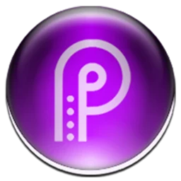 أيقونة Purple Pixl Glass Icon Pack